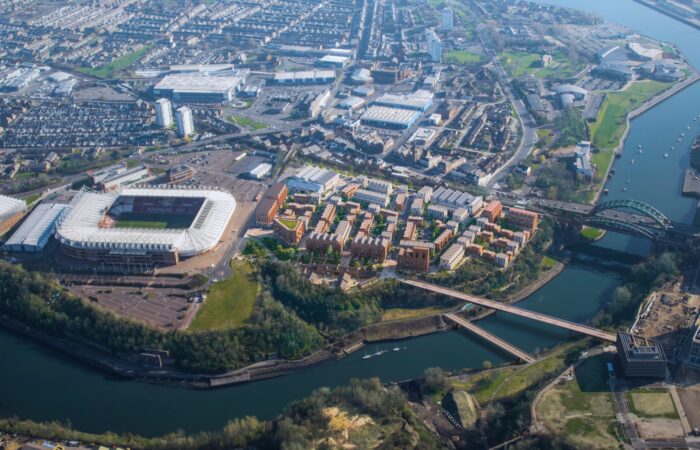 Sheepfolds Ariel View - Vistry provide bespoke housing