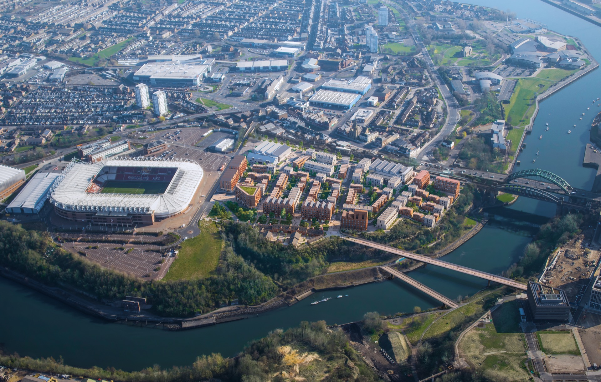 Sheepfolds Ariel View - Vistry provide bespoke housing