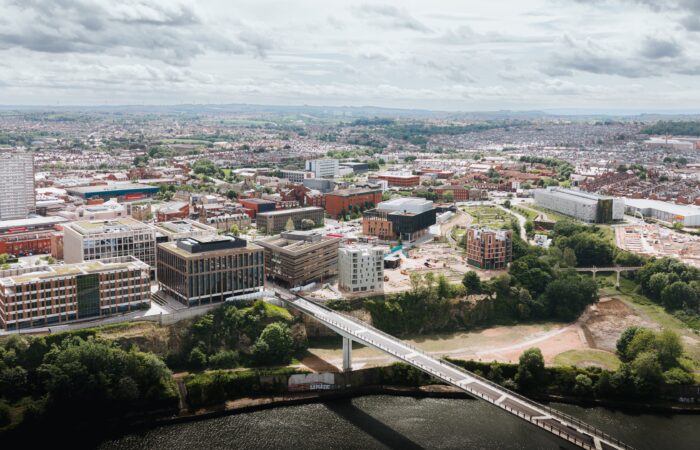 Riverside Sunderland Ariel View